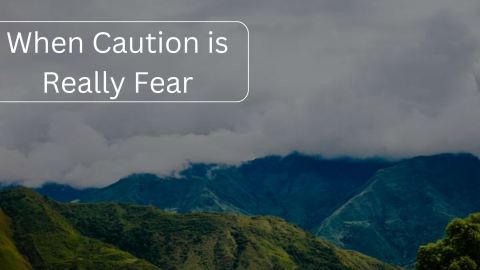 When Caution is Really Fear